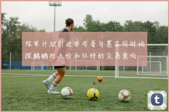 绿军计划引进字母哥与墨菲同时试探鹈鹕对杰伦和怀特的交易意向